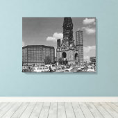  Berlijnse Kaiser Wilhelm Memorial Canvas Afdruk (Insitu (Houten vloer))