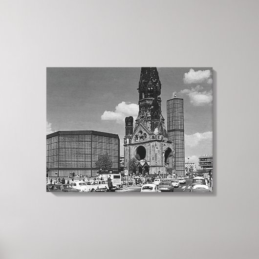  Berlijnse Kaiser Wilhelm Memorial Canvas Afdruk (Voorkant)
