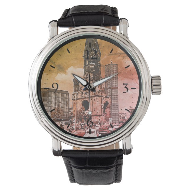  Berlijnse Kaiser Wilhelm Memorial Horloge (Voorkant)