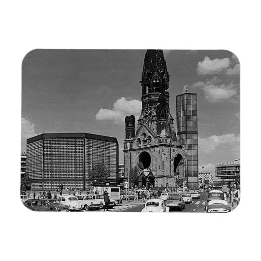  Berlijnse Kaiser Wilhelm Memorial Magneet (Horizontaal)