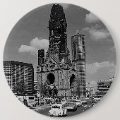  Berlijnse Kaiser Wilhelm Memorial Ronde Button 6,0 Cm (Voorkant)