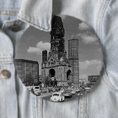  Berlijnse Kaiser Wilhelm Memorial Ronde Button 6,0 Cm (In situ)