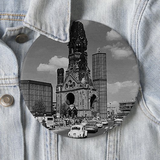  Berlijnse Kaiser Wilhelm Memorial Ronde Button 6,0 Cm (In situ)