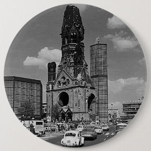 Berlijnse Kaiser Wilhelm Memorial Ronde Button 6,0 Cm