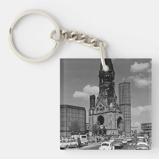 Berlijnse Kaiser Wilhelm Memorial Sleutelhanger (Voorkant)