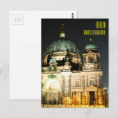 Berlijnse kathedraal (Berliner Dom) Briefkaart (Voorkant / Achterkant)