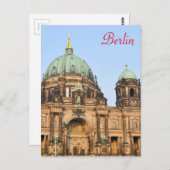 Berlijnse kathedraal (Berliner Dom) Briefkaart (Voorkant / Achterkant)