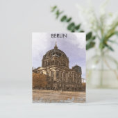 Berlijnse kathedraal Berliner Dom Landmark Briefkaart (Staand voorkant)