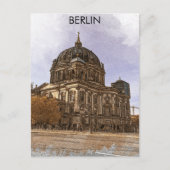 Berlijnse kathedraal Berliner Dom Landmark Briefkaart (Voorkant)