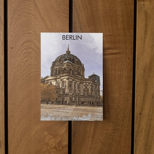 Berlijnse kathedraal Berliner Dom Landmark Briefkaart