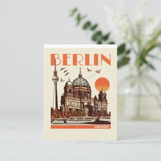  Berlijnse kathedraal - Collegiale Kerk Briefkaart (Staand voorkant)