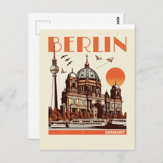  Berlijnse kathedraal - Collegiale Kerk Briefkaart (Voorkant / Achterkant)