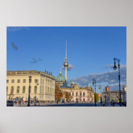 Berlijnse kathedraal, Televisietoren, Duitsland Poster
