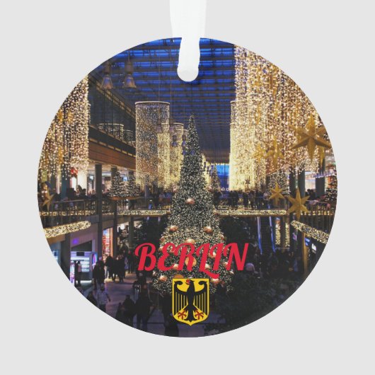 Berlijnse kerstversiering ornament (achterkant)