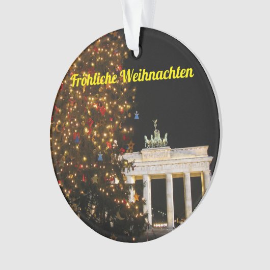 Berlijnse kerstversiering ornament (voorkant)