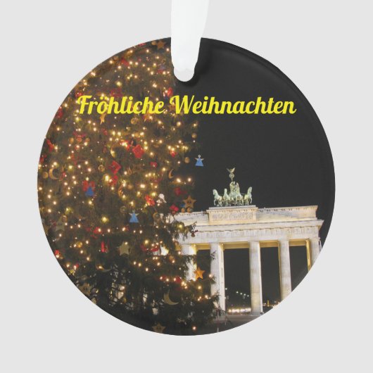 Berlijnse kerstversiering ornament (voorkant)