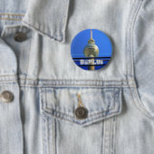 Berlijnse knop Fernsehturm Ronde Button 5,7 Cm (In situ)