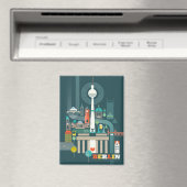 Berlijnse koelkastmagneet magneet (Insitu (Vaatwasser))