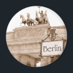 Berlijnse koelkastmagneet Magneet<br><div class="desc">Berlijnse koelkastmagneet met daarop de Brandenburger Tor</div>