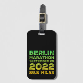 Berlijnse marathon 2022-Bagagelabels Bagagelabel