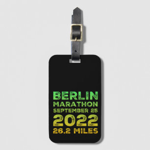 Berlijnse marathon 2022-Bagagelabels Bagagelabel