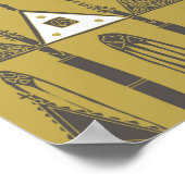 Berlijnse mijlpalen en monumenten poster (Hoek)