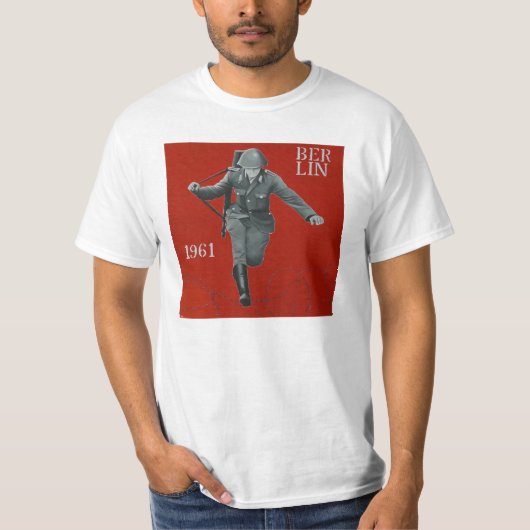 Berlijnse muur 1961 t-shirt (Voorkant)