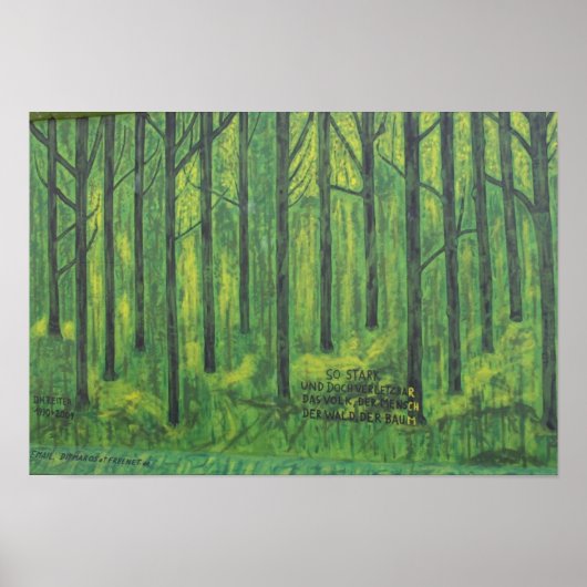 Berlijnse muur 4 poster (Voorkant)