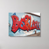Berlijnse muur graffiti canvas afdruk (Voorkant)