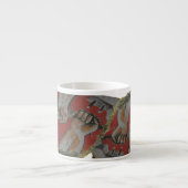 Berlijnse Muur Graffiti Grote Espresso Mok (Voorkant)