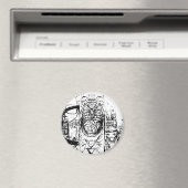 Berlijnse muur magneet (Insitu (Vaatwasser))