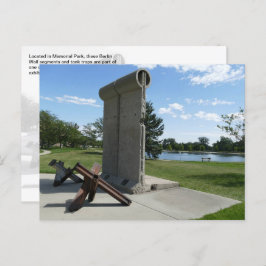 Berlijnse Muur, Memorial Park, Rapid City, SD - Briefkaart