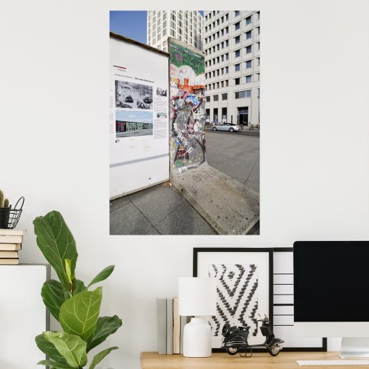 Berlijnse muur poster (Thuiskantoor)