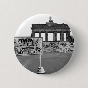 Berlijnse muur ronde button 5,7 cm