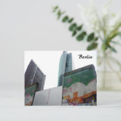 berlijnse muur - stuwdammer briefkaart (Staand voorkant)