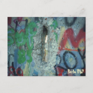 Berlijnse muur - twee dagen na - 1989 briefkaart