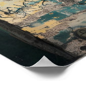 Berlijnse Muur Vintage Poster (Hoek)