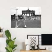 Berlijnse muur West Duitsland 1989 Poster (Thuiskantoor)