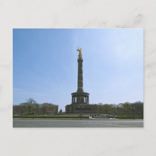Berlijnse Overwinningszuil Briefkaart (Voorkant)