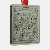 Berlijnse plan voor wonen en ontspanning metalen ornament (Rechts)