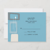 Berlijnse reactiekaart:  pool RSVP kaartje (Voorkant)