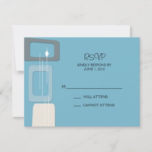 Berlijnse reactiekaart:  pool RSVP kaartje (Voorkant)