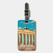 Berlijnse reisposter bagagelabel (Voorkant verticaal)