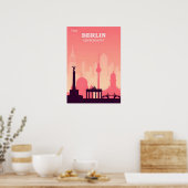 Berlijnse reisposter poster (Keuken)