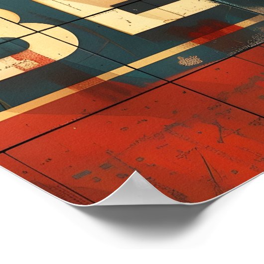 Berlijnse reizen en  kunst poster (Hoek)