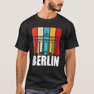 berlijnse retroflector brandenburg op pariser plat t-shirt