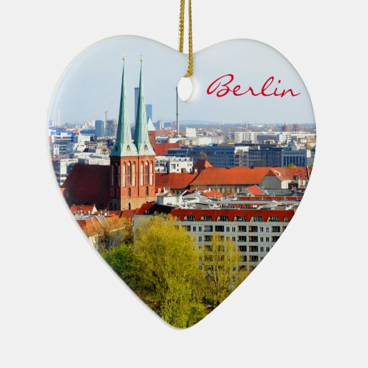 Berlijnse skyline (Duitsland) Keramisch Ornament (Rechts)