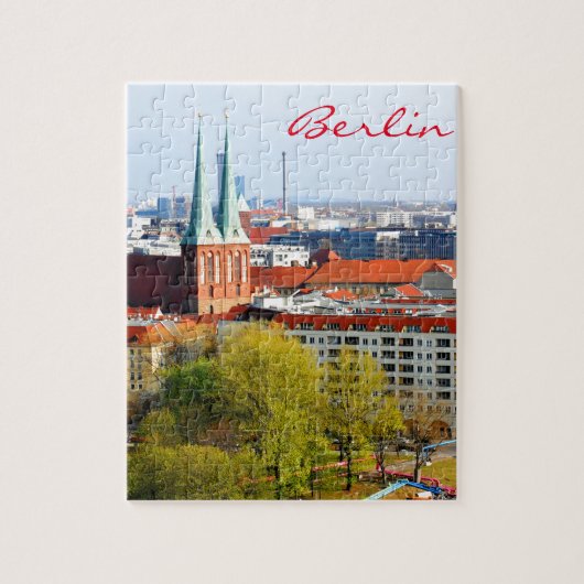 Berlijnse skyline (Duitsland) Legpuzzel (Verticaal)
