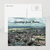 berlijnse stad briefkaart (Voorkant / Achterkant)