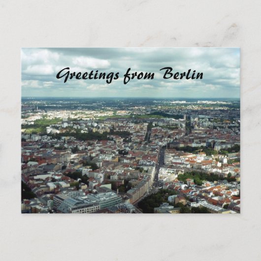 berlijnse stad briefkaart (Voorkant)